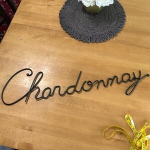 Chardonnay Wall Wire Art